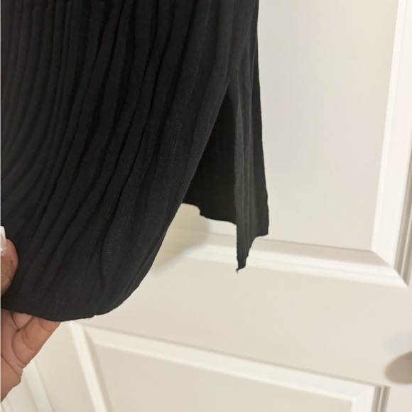 NWT Sm Black Sleeveless Ribbed top and bottom skirt (KLWCJFFF) - Picture 6 of 14